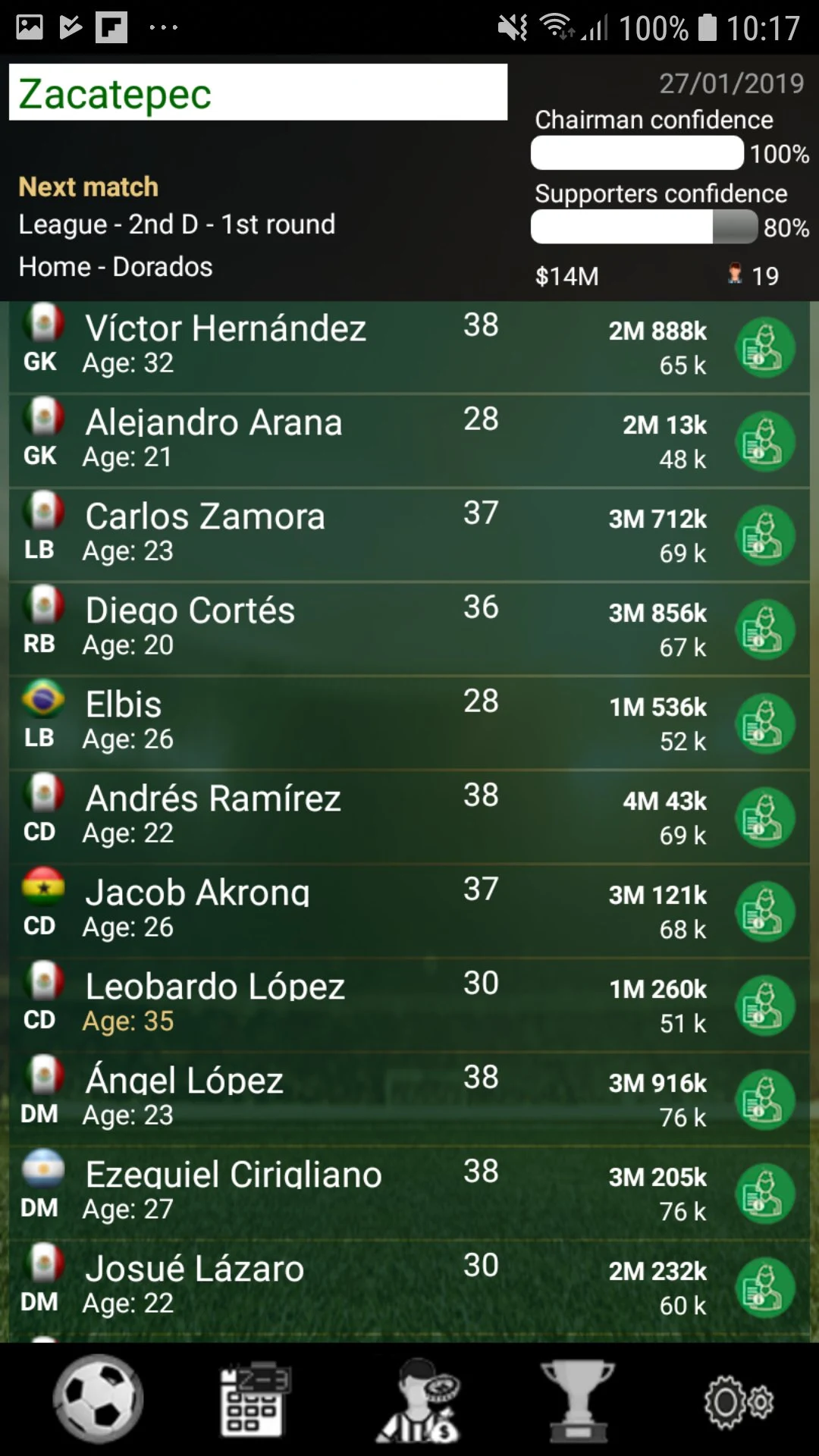 Cyberfoot screenshot
