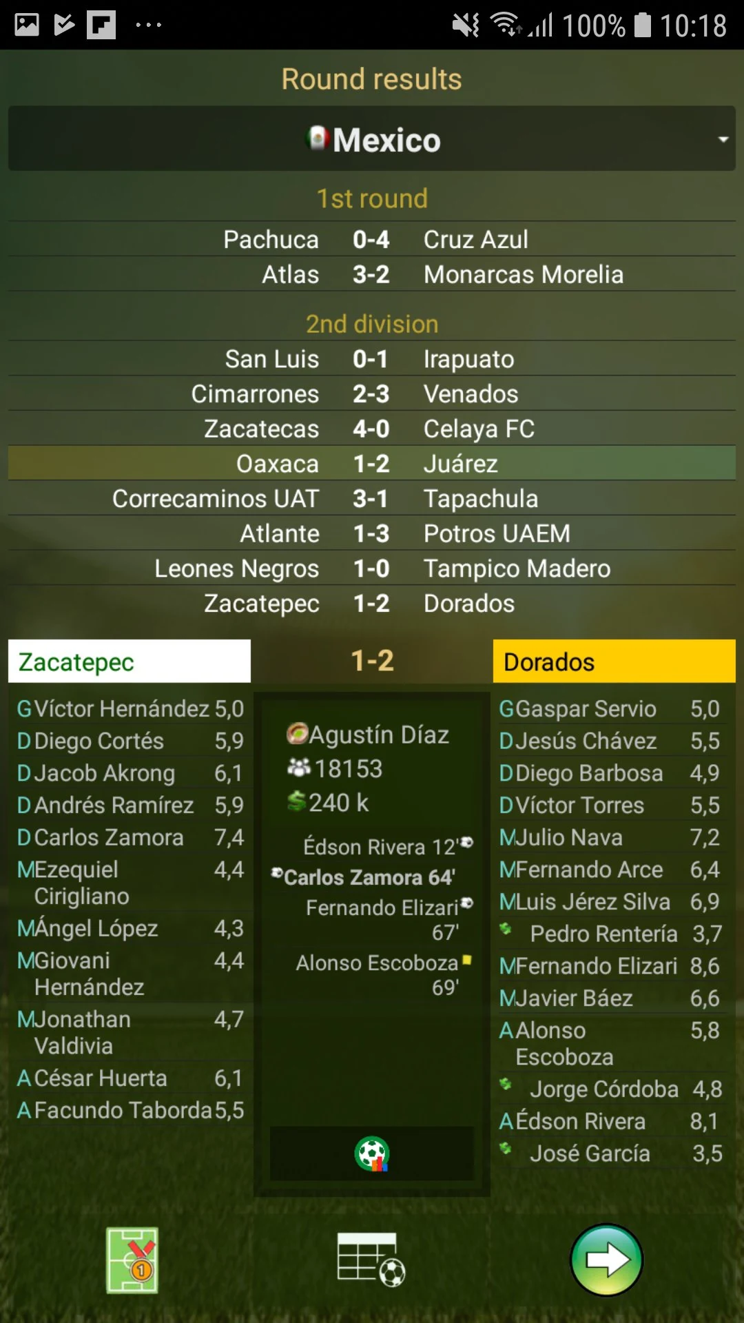 Cyberfoot screenshot