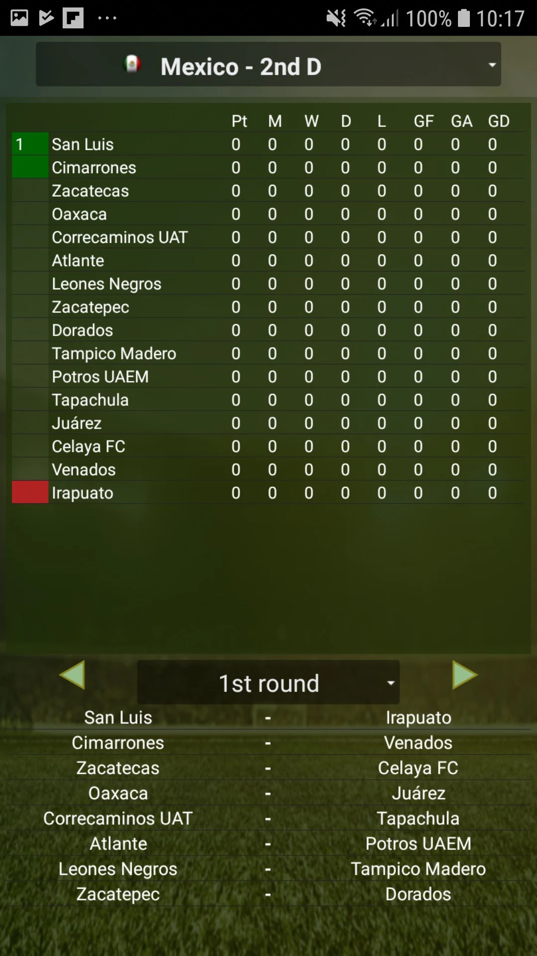 Cyberfoot screenshot
