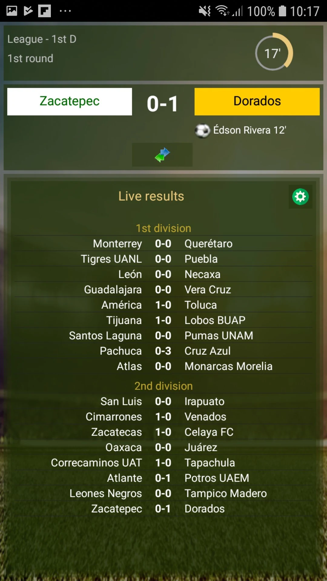 Cyberfoot screenshot