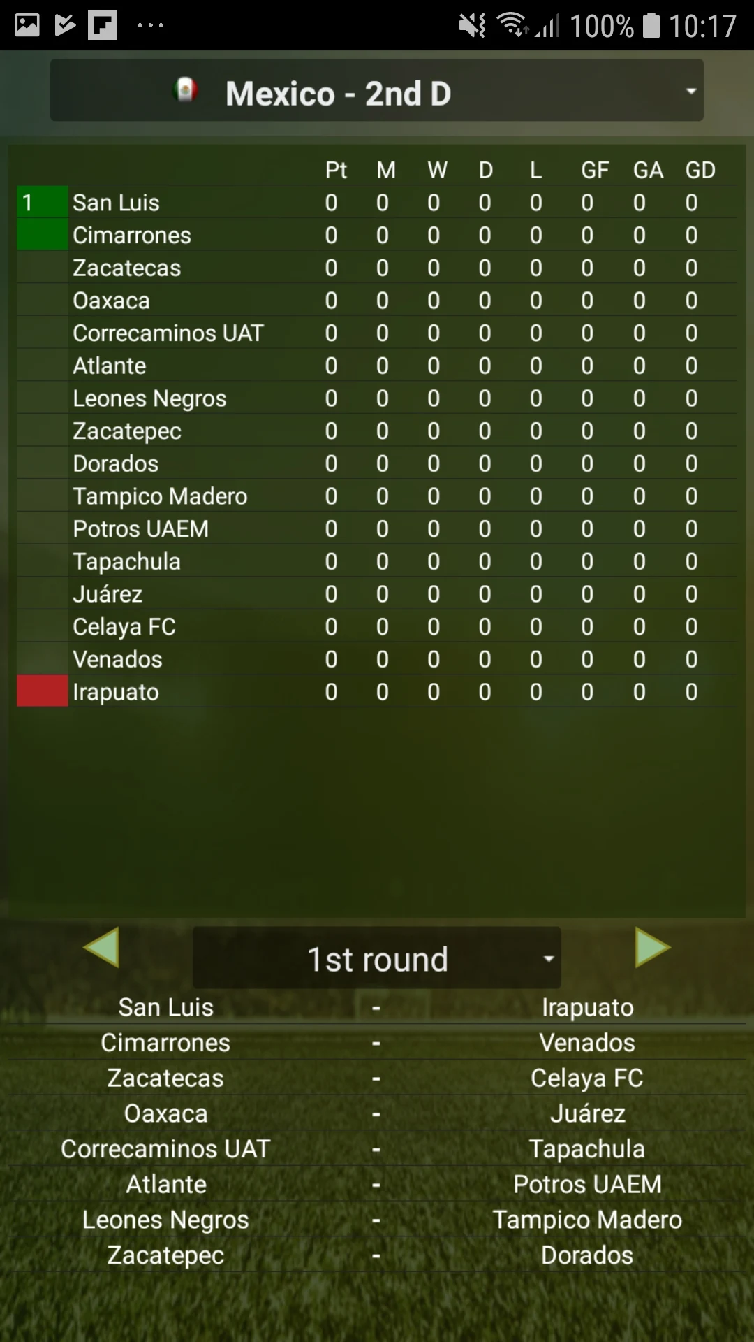 Cyberfoot screenshot