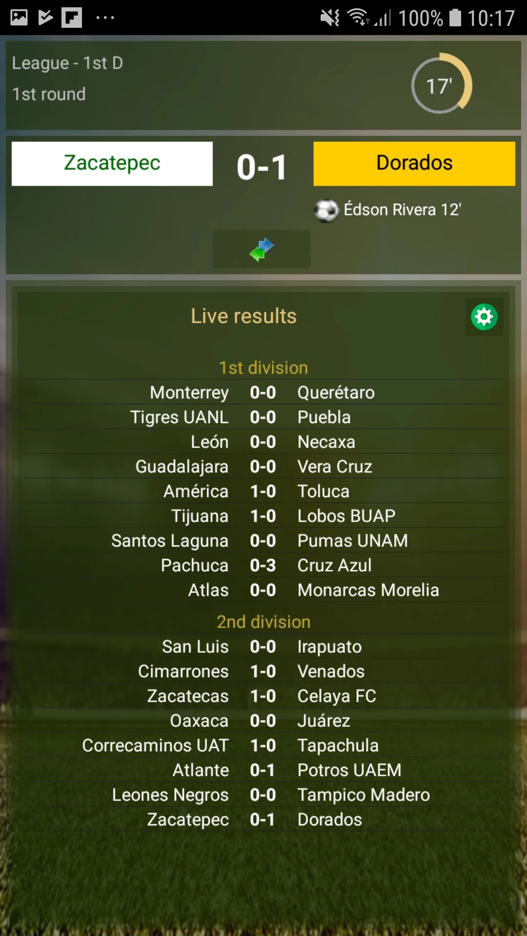 Cyberfoot screenshot